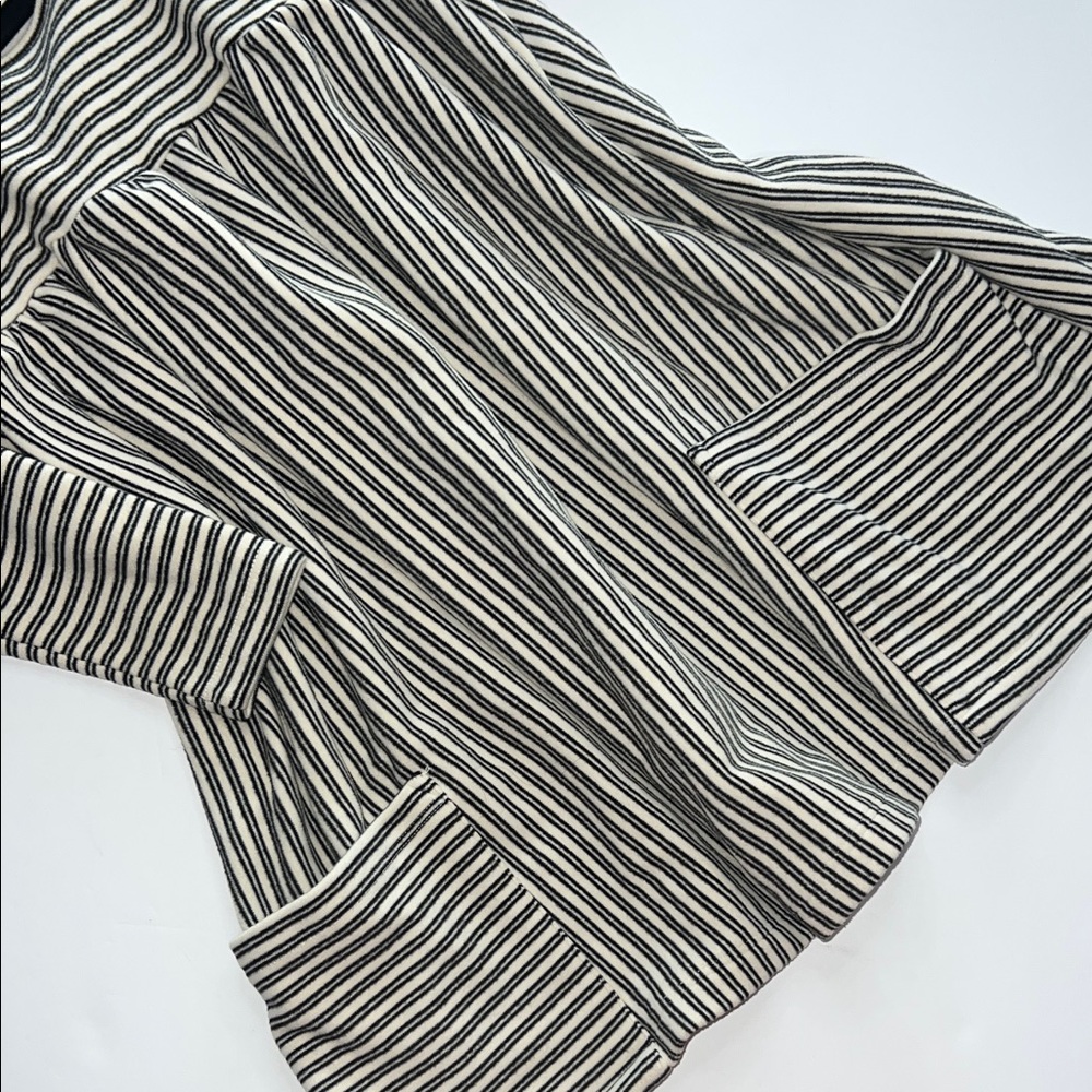 Vignette Black and White Striped Dress - Picture 3 of 9